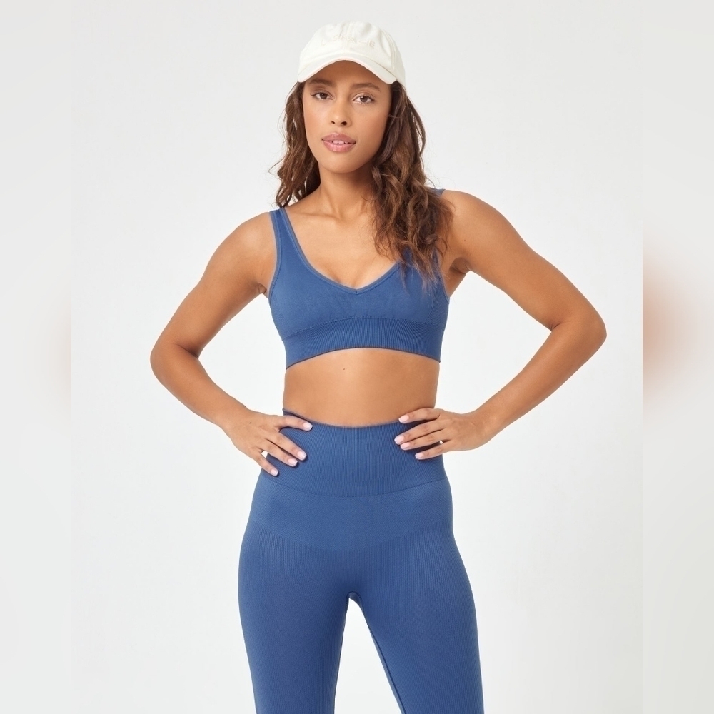 L*Space Work It Bra in True Blue Size M/L - Picture 1 of 13